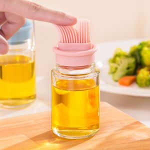 Ensemble brosse et flacon d'huile en silicone résistant aux hautes températures pour la cuisine et le barbecue - Product Image 4