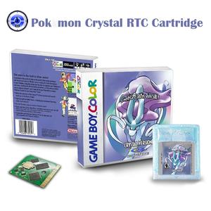 GBC Pokemoned Version Crystal Legacy Or Argent Cartouche de Jeu Vidéo Carte 7 Couleurs Plastique avec Boîte - Product Image 3