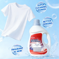 Détergent à lessive personnalisé en marque blanche, service OEM, liquide de lavage pour vêtements, produits ménagers 2L 3L