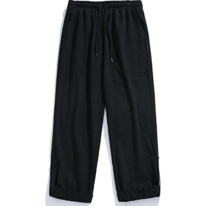 Pantalons de randonnée à cordon de serrage, nouvelle mode, vente en gros personnalisée, style décontracté léger, taille mi-haute, jambe droite - Product Image 2