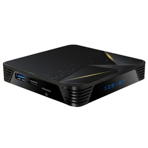 Android 11 Tv Box 4 Гб оперативной памяти, 32 ГБ Rom S905y4 64-разрядный четырехъядерный 2,4g/5g двухдиапазонный Wi-Fi Смарт ТВ приставка Hd 8k 4k H.265 android Tv Box