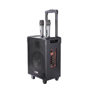 Speaker Luar Ruangan Portabel BT Baru 2023 Speaker 5000MAh Profesional dengan Drawbar Dapat Digerakkan