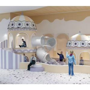 ชุดเครื่องเล่นสนามเด็กเล่นในร่มขนาดเล็ก ปี 2025 พร้อมสไลเดอร์ บ่อบอล และอุปกรณ์เกมนุ่มนิ่ม - Product Image 3