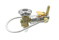 Connecteur rapide pour remplissage de bouteilles de gaz comprimé CZ G5/8 NPT1/4 240 bars avec loquet de sécurité pour station de remplissage