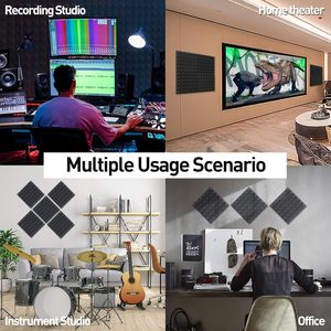 Wanfeng âm thanh hiện đại bọt tấm kim tự tháp cách âm gạch cho nhà ghi âm <span class=keywords><strong>studio</strong></span> tiếng ồn hủy bỏ bọt 3D mô hình thiết kế - Product Image 6