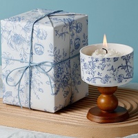 Ensemble cadeau de bougies parfumées à la camélia en cire de soja naturelle pour la fragrance intérieure et les cadeaux quotidiens
