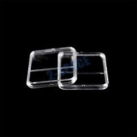 Boîtes de protection pour pièces de monnaie NGC CNC PCGS de différentes tailles, auto-scellantes, résistantes aux rayures, avec support d'affichage à clipser
