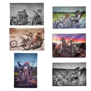 Póster Decorativo <span class=keywords><strong>de</strong></span> la Película Easy Rider, Bandera Decorativa para el Hogar con <span class=keywords><strong>4</strong></span> Ojales en las Esquinas, 3x5 Pies - Product Image 1