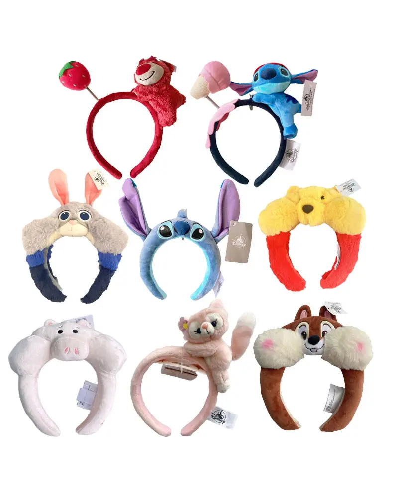Disney Plush Luxury Headbands for Cosplay and Holiday and Party Baby kids COSTUME Hair Accessories