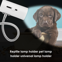Douille de lampe E27 rotative à 360 degrés, 12 pièces, Kit de chauffage pour animal de compagnie, couvercle à Clip pour ampoule avec support universel