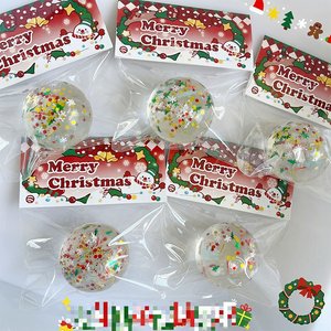 Handmade Christmas Stress <b>Ball</b> Squishy Toy Slow Rising Maltose <b>Squeeze</b> <b>Ball</b> Halloween Christmas Candy <b>Ball</b> Squishy Toy - Product Image 1