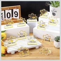 Trophée clair personnalisé avec Base Contenu personnalisé ou logo Champion Acrylique Trophée Présentoir pour Cadeaux Souvenirs