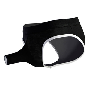 Sous-vêtements en coton pour hommes, caleçons boxer avec poche en forme de trompe d'éléphant - Product Image 2