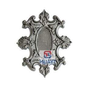 Service de modélisation 3D inhabituel en acier moulé Floral et Leaf Design pour accessoires décoratifs de porte et d'escalier - Product Image 2