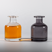 50ml 120ml décoration de la maison verre rechargeable Vintage cosmétique en gros roseau arôme désodorisant Transparent diffuseur bouteille