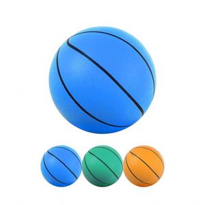 Ballon de basketball silencieux de haute qualité avec logo personnalisé en mousse PU 18cm 21cm, ballon de sport doux et silencieux pour l'intérieur - Product Image 2