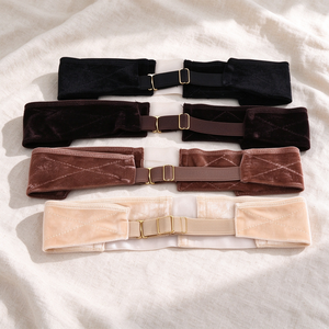 Fascia per parrucca in morbido velluto con fibbia scorrevole regolabile per fissare il lace frontal in modo sicuro e confortevole - Product Image 1