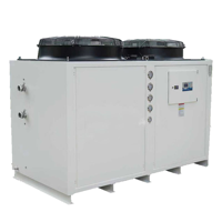 Refroidisseur industriel robuste 25 CV, système de refroidissement à eau à vis refroidi par air pour tour