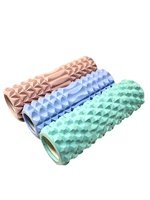 Rouleau de yoga haute densité personnalisé, ensemble de rouleaux en mousse EVA creuse pour Pilates, rouleau de massage pour les muscles du dos