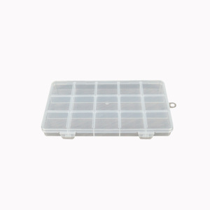 Transparent Plastic Storage Box 15 Compartment Rectangular Desktop Organizer For Beads Jewelry Parts Fishing Gear - Product Image 5
