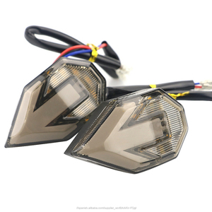 LED para <span class=keywords><strong>la</strong></span> vuelta de <span class=keywords><strong>la</strong></span> motocicleta de las señales de ajuste personalizado moda luz estroboscópica luz luces led motocicleta - Product Image 3