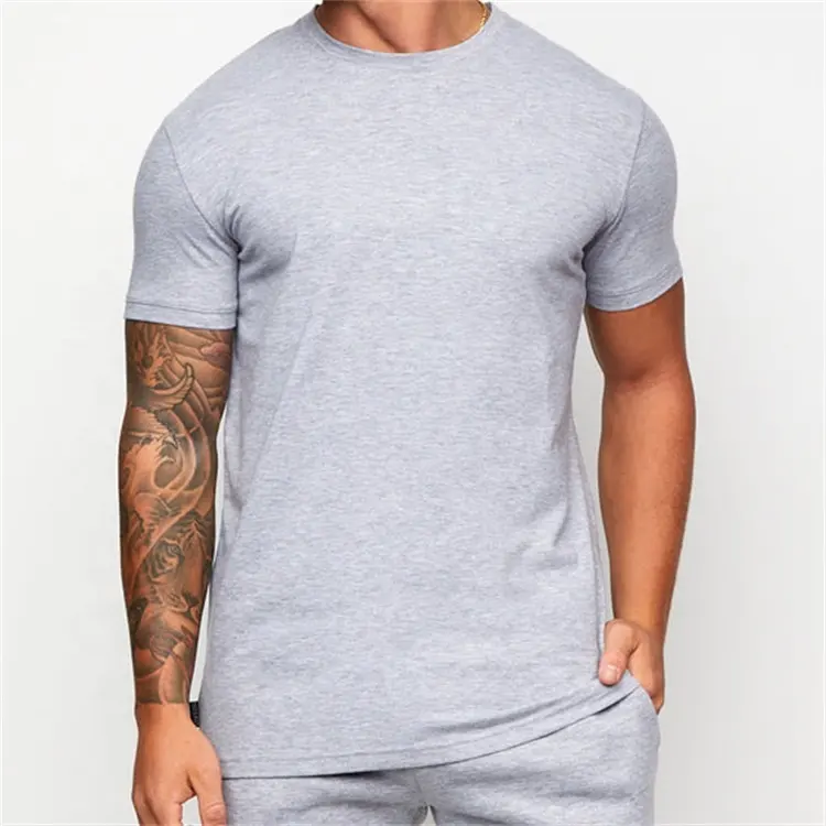 OEM Grey Vest Fitness Wear Men's Bamboo T-Shirt Workout Clothing 1 Size Sports Gym Men's Vest