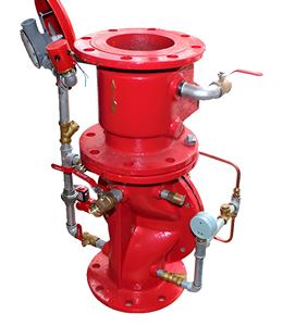 Vanne d'alarme pré-ouverture ZSEY150 DN150 en fonte, composant de système d'extinction d'incendie pour les incendies de classe A et B - Product Image 4