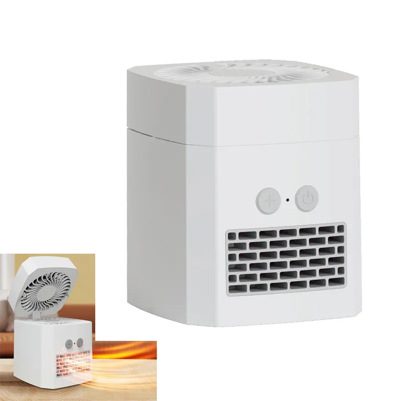 Equipo de calefacción caliente eléctrico, 3 engranajes, Mini calefacción plegable portátil, calentador de espacio con calentador y enfriador