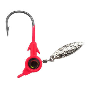 Alta calidad 3,5G 5G 7G 10g <span class=keywords><strong>Altwater</strong></span> Underspin Crappie Fishing Jig Heads con cuchillas giratorias - Product Image 3
