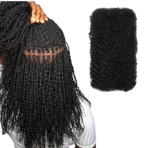 2025 Hot Selling Product Cheveux Naturel Afro Kinky Bulk Human Hair for Braiding Twists Loose Hair - Product Image 1