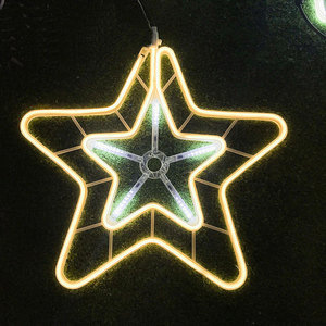 <span class=keywords><strong>ไฟ</strong></span>นีออน LED แบบเชือก สำหรับตกแต่งคริสต์มาส ภายในและภายนอกอาคาร กันน้ำ IP65 พลาสติก รูปแบบฝนตกดาวตก เกล็ดหิมะ <span class=keywords><strong>หลอด</strong></span>นีออน - Product Image 2