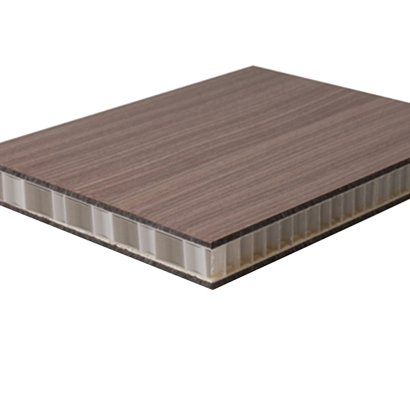 Wooden Coating Honeycomb Panel Brown Coating