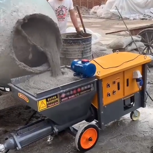High Efficiency Mortar Sprayer Electric/Diesel/Gasoline Mortar <b>Spraying</b> Machine for Wall Construction - Product Image 1