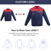 Costume uniforme de travail de travailleur de la sécurité de la construction avec logo personnalisé combinaison de vêtements de travail ensemble de vêtements de travail Costume
