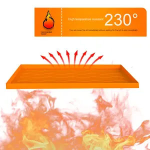 Accessoire transfrontalier <span class=keywords><strong>de</strong></span> tapis <span class=keywords><strong>de</strong></span> <span class=keywords><strong>protection</strong></span> <span class=keywords><strong>de</strong></span> gril <span class=keywords><strong>de</strong></span> Silicone <span class=keywords><strong>de</strong></span> pierre noire <span class=keywords><strong>de</strong></span> vente chaude <span class=keywords><strong>pour</strong></span> nettoyer la <span class=keywords><strong>plaque</strong></span> et le support <span class=keywords><strong>de</strong></span> BBQ <span class=keywords><strong>pour</strong></span> le <span class=keywords><strong>four</strong></span> et la cuisinière - Product Image 4