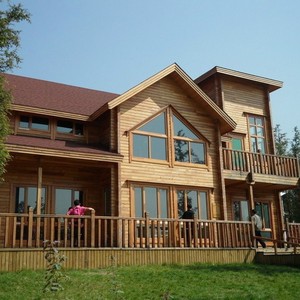 Cabanes d'été en bois de style traditionnel avec charpente en bois traité thermiquement pour les vacances ou le jardin - Product Image 2