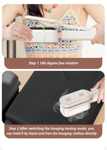 2025 thiết kế mới di động cầm tay may Steamer sắt 2 trong 1 cho quần áo chuyên nghiệp mini điện may Steamer - Product Image 6