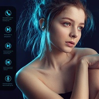 Écouteurs TWS T17 à succès avec puce JL, Bluetooth 5.3, ANC, crochets d'oreille, affichage numérique, longue autonomie pour le sport