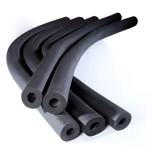 Closed Cell Heat Thermal Insulation Sponge Rubber Foam Insulation Pipe Rubber Insulation Tube For Copper Pipe