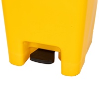 Poubelle extérieure de 100 litres Poubelle en plastique PP avec pédale