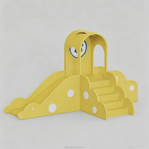 CA008 Sculpture d'ours de dessin animé personnalisée en forme de toboggan, équipement de jeu extérieur pour parcs d'attractions et décoration de centres commerciaux - Product Image 6