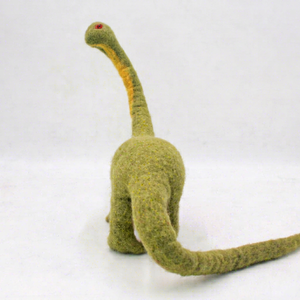 Lot de décorations de Noël suspendues faites à la main en feutre et laine, grand dinosaure vert, idéal pour la vente en gros - Product Image 3