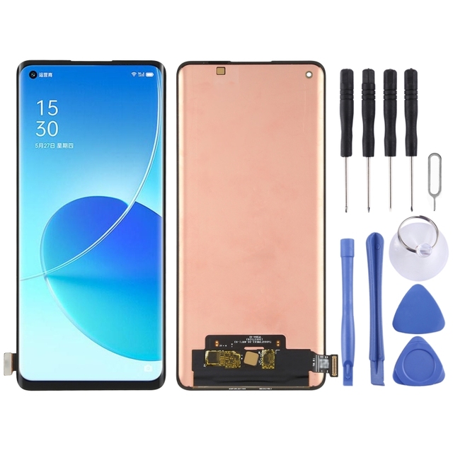 Factory Original High AMOLED Display Assembly for OPPO Reno6 Pro 5G Reno6 Pro+ 5G Mobile Phones Touch Screen 1 Year Warranty