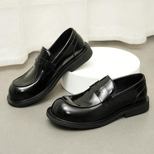 Chaussures plates décontractées et habillées DSYX pour hommes, en cuir véritable respirant, légères, à enfiler, pour affaires, mariage et extérieur - Product Image 3