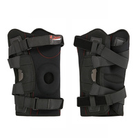 Genouillère de sport à compression réglable en néoprène avec stabilisateur latéral articulé et protection professionnelle, conception douce
