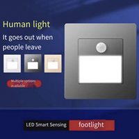 Infrarouge LED Capteur Humain Interrupteur Footwall Étapes Pied Lumière Encastré Couloir Escaliers