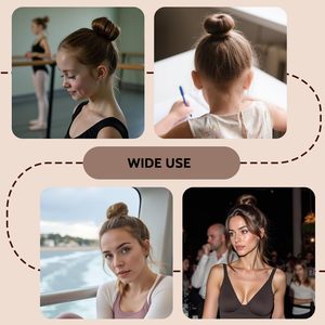 Vente directe usine – Chignon en nylon multi-tailles, portable, pour femmes - Product Image 2