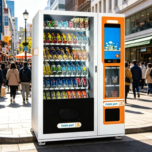 Wholesale Metal Large Capacity Automatic Vending Machine 24/7 Self-Service Beverage Vending Machine Cashless Payment Compressor