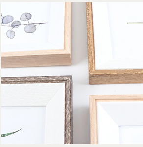 Hot bán đau khổ vải hoa trang trí dài bằng gỗ treo tường hình ảnh khung ảnh - Product Image 2