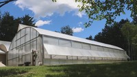 GT serre en plastique de tunnel de polycarbonate automatisée agricole bon marché